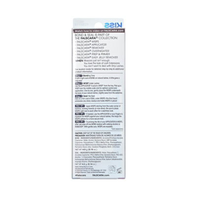 KISS Black Bond & Seal Falscara Lash Adhesive - Each - Image 3