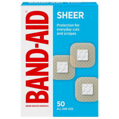 Bandaid Sheer Spot 50ct - 50 CT - Image 1