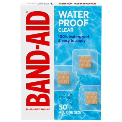 Bandaid Waterproof Clear Spot 50ct - 50 CT - Image 1