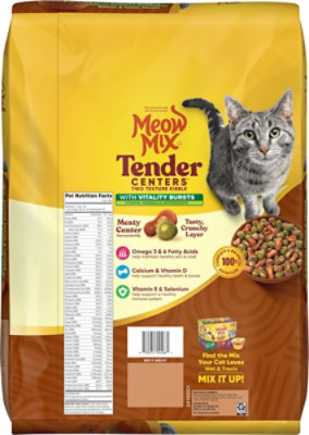 Meow Mix Tender Centers Vitality Bursts Salmon And Turkey - 14.2 LB - Image 5