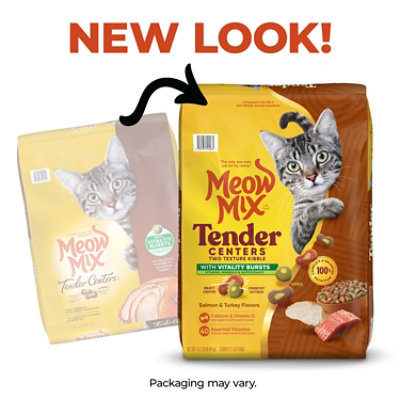 Meow Mix Tender Centers Vitality Bursts Salmon And Turkey - 14.2 LB - Image 3