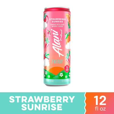 Alani Nu Strawberry Sunrise Energy Drink - 12 Fl. Oz. - Image 1