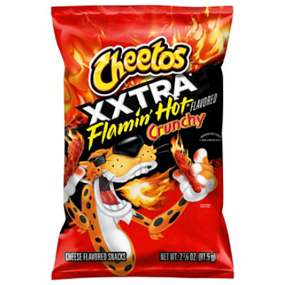 Cheetos Crunchy Cheese Flavored Snacks Xxtra Flamin Hot 2 7/8 Oz - 2.875OZ - Image 1