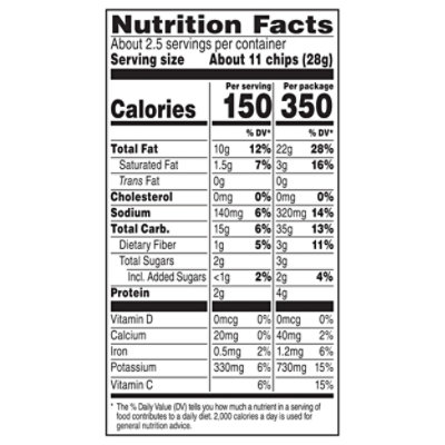 Ruffles Potato Chips Sour Cream & Onion 2 1/4 Oz - 2.25 OZ - Image 4