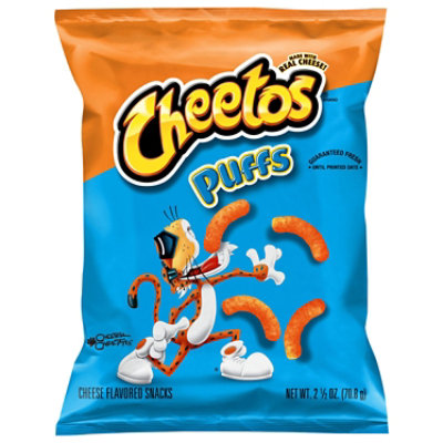 Cheetos Puffs Cheese Flavored Snacks 2 1/2 Oz - 2.5 OZ - Image 3