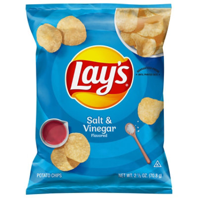 Lays Potato Chips Salt & Vinegar Flavored 2 1/2 Oz - 2.5 OZ - Image 3