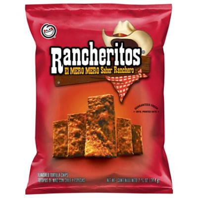 Rancheritos Flavored Tortilla Chips Original - 2.625OZ - Image 1