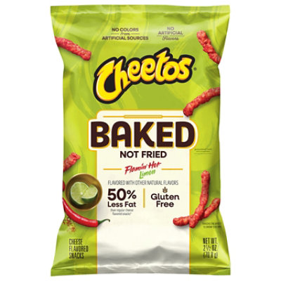 Cheetos Baked Cheese Flavored Snacks Flamin Hot Limon 2 1/2 Oz - 2.5 OZ - Image 2