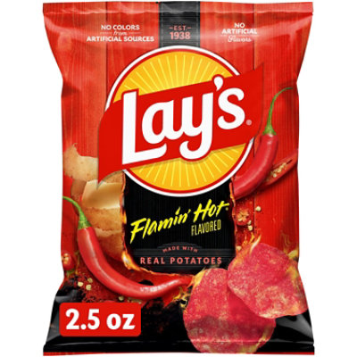 Lays Potato Chips Flamin Hot Flavored - 2.5 OZ - Image 3