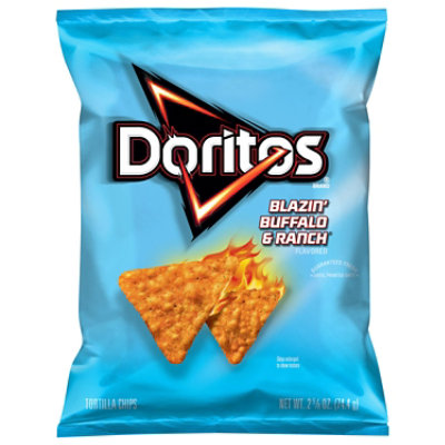 Doritos Tortilla Chips Blazin Buffalo Ranch Flavored 2 5/8 Oz - 2.625OZ - Image 1