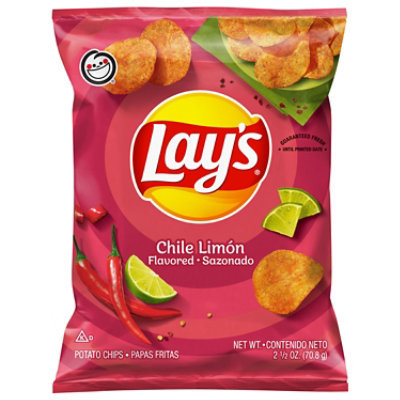 Lay's Potato Chips Chile Limon Flavored 2 1/2 Oz - 2.5 OZ - Image 1