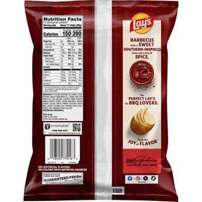 Lays Potato Chips Sweet Southern Heat Bbq Flavored 2 1/2 Oz - 2.5 OZ - Image 6