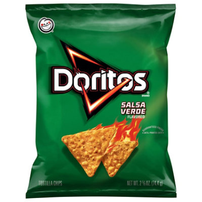 Doritos Tortilla Chips Salsa Verde Flavored 2 5/8 Oz - 2.625OZ - Image 1
