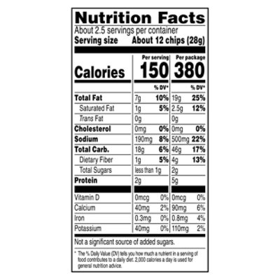 Doritos Tortilla Chips Salsa Verde Flavored 2 5/8 Oz - 2.625OZ - Image 4