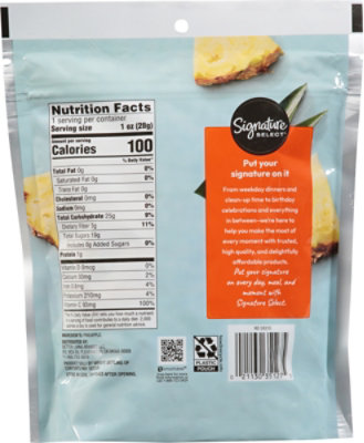 Signature Select Freeze Dried Fruit Pineapple 1 Oz - 1 OZ - Image 5