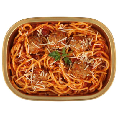 ReadyMeals Spaghetti & Meatballs Single Serve Ready2Heat- 13.6 Oz