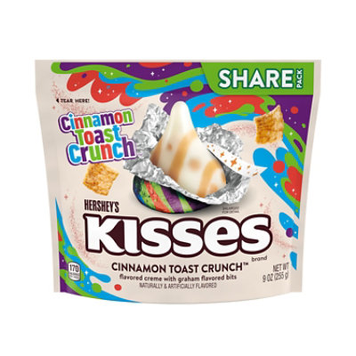 Hershey's Kisses Cinnamon Toast Crunch Flavored Candy Share Pack - EA