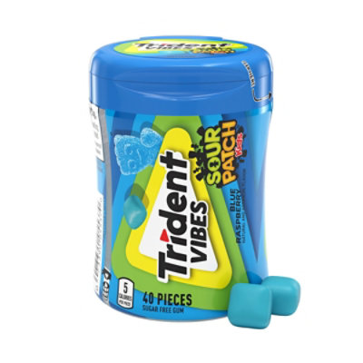 Trident Vibes Spk Blue Raspberry Gum - 40 CT - Image 2
