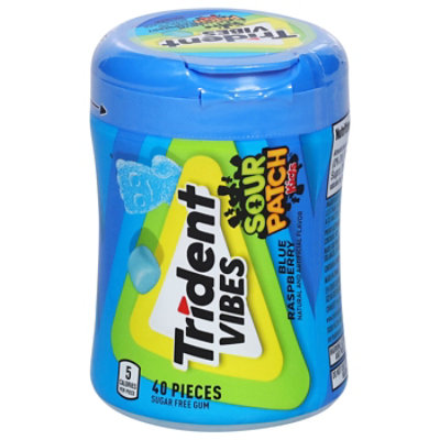Trident Vibes Spk Blue Raspberry Gum - 40 CT - Image 1