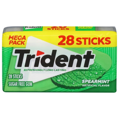Trident Gum Spearmint Large Pack - 28 CT - Image 1