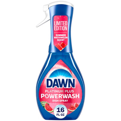 Dawn Platinum Plus Powerwash Dish Spray, Limited Edition, Summer Watermelon- 16 Oz - 16 FZ - Image 2