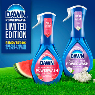 Dawn Platinum Plus Powerwash Dish Spray, Limited Edition, Summer Watermelon- 16 Oz - 16 FZ - Image 3