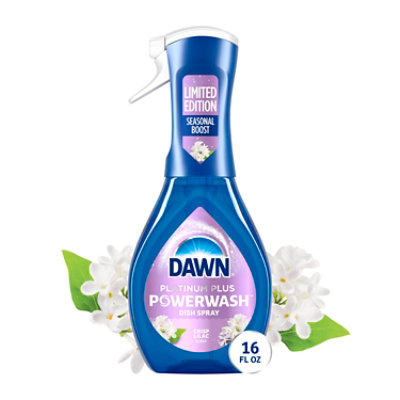 Dawn Platinum Plus Powerwash Dish Spray, Limited Edition, Crisp Lilac- 16 Oz. - 16 FZ - Image 1