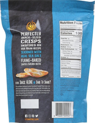 Stonefire Sea Salt Naan Crisps - 6 OZ (Pack of 12) - Image 3