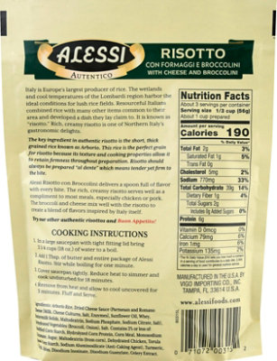 Alessi Cheese and Brocollini Risotto Rice - 6.5 Oz (Pack of 6) - Image 3