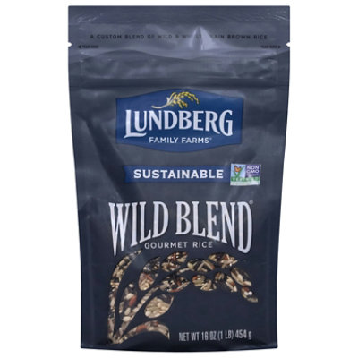 Lundberg Family Farms Sustainable Wild Blend Rice - 16 Oz. (Pack of 6) - Image 1