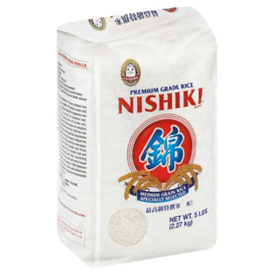 Nishiki Rice Medium Grain - 5 Lb (Pack of 8) - Image 1