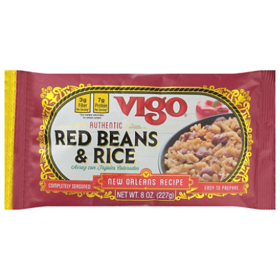 Vigo Red Beans & Rice Bag - 8 Oz (Pack of 12) - Image 1