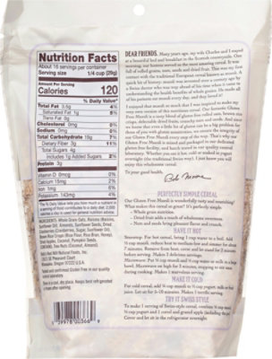 Bob's Red Mill Gluten Free Hot or Cold Muesli Cereal - 16 Oz (Pack of 4) - Image 2