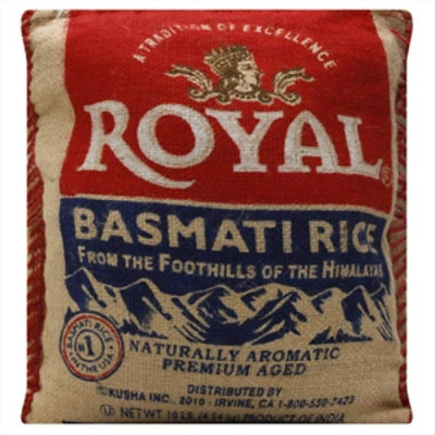 ROYAL RICE BASMATI POLY BAG-10 LB -Pack of 1 - Image 1
