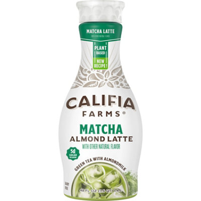 Califia Farms Matcha Almond Milk Latte 48 Fluid Ounces - 48 FZ - Image 1