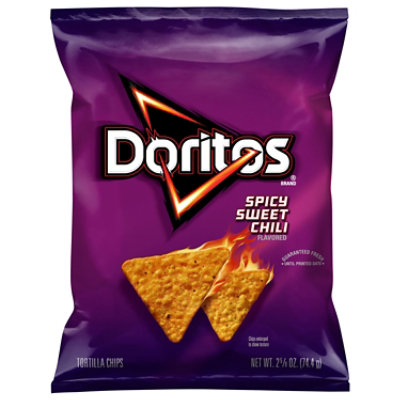 Doritos Tortilla Chips Spicy Sweet Chili Flavored 2 5/8 Oz - 2.625 OZ - Image 1