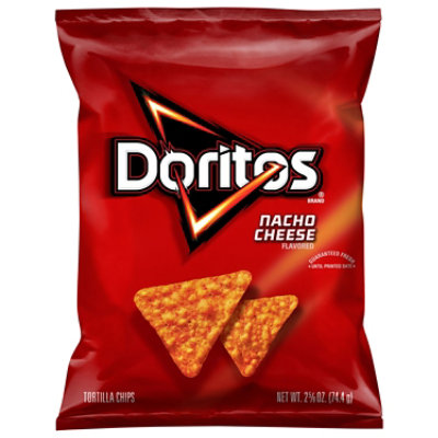 Doritos Tortilla Chips Nacho Cheese Flavored 2 5/8 Oz - 2.625OZ - Image 3