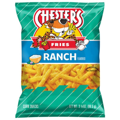 Chesters Fries Corn Snacks Ranch 3.125 Oz - 3.125OZ - Image 2