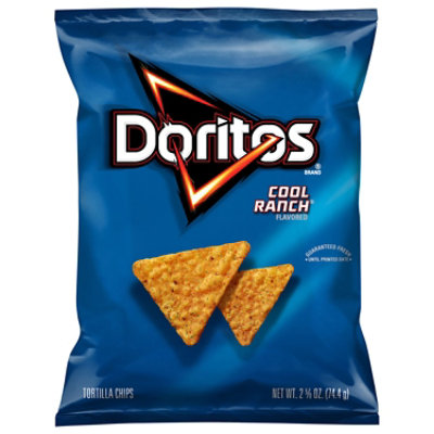 Doritos Tortilla Chips Cool Ranch Flavored 2 5/8 Oz - 2.625 OZ - Image 3