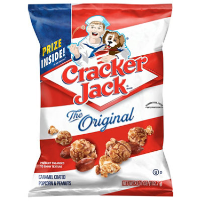 Cracker Jack Caramel Coated Popcorn & Peanuts Regular 3.625 Oz - 3.625 OZ - Image 1