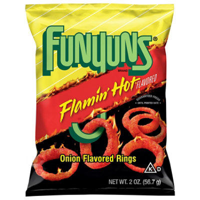 Funyuns Onion Flavored Rings Flamin Hot Flavored 2 Oz - 2 OZ - Image 3