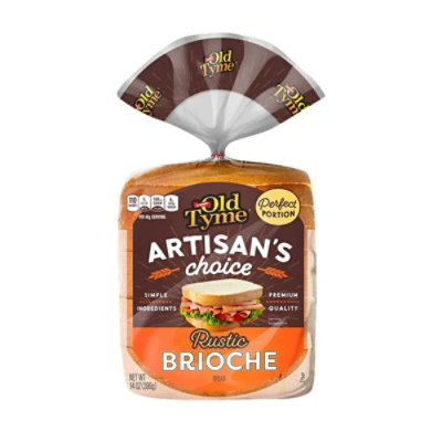 Schmidt Artisan’s Choice Rustic Brioche Half Loaf Bread - 14 Oz - Image 2