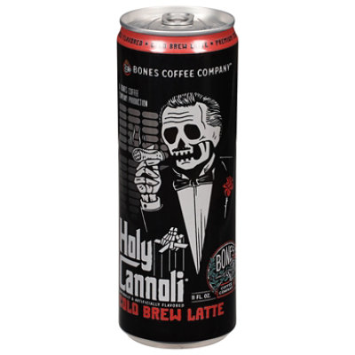 Bones Coffee Company Coffee Cold Brew Latte Holy Cannoli - 11 FZ - Image 3