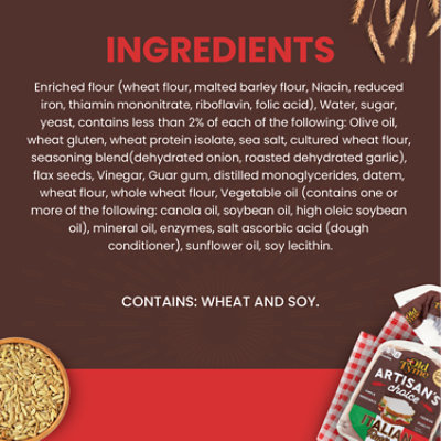 Schmidt Artisan’s Choice Italian Rustico Half Loaf Bread - 14 Oz - Image 5