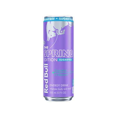 Red Bull Spring Edition Sugar Free Energy Drink Grapefruit With 114Mg Caffeine In Can - 12 Fl. Oz. - Image 1