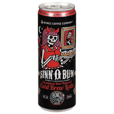 Bones Coffee Company Coffee Cold Brew Latte Sinn O Bun - 11 Fl. Oz. - Image 2