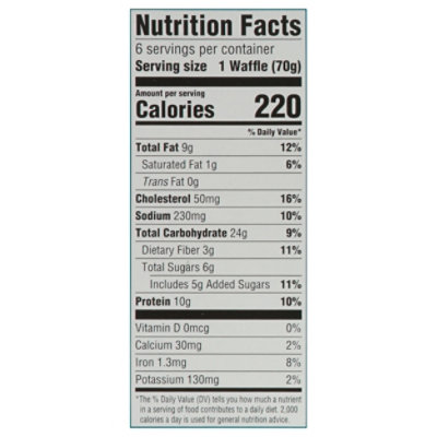 Signature Select Thick Fluffy Buttermilk Protein Waffles 14.8 Oz - 14.8 OZ - Image 3