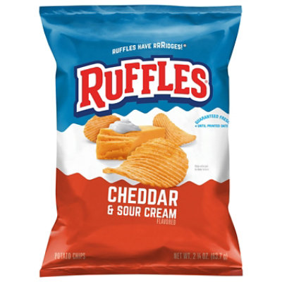 Ruffles Cheddar & Sour Cream 2.25oz - 2.25 OZ - Image 3