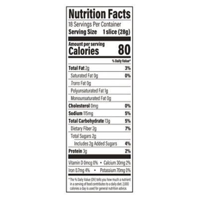 Oroweat 22 Grains & Seeds Wheat Small Slice Bread - 18 OZ - Image 3