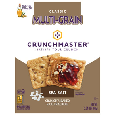 Crunchmaster Mulitgrain Sea Salt 3.54oz - 3.54 OZ